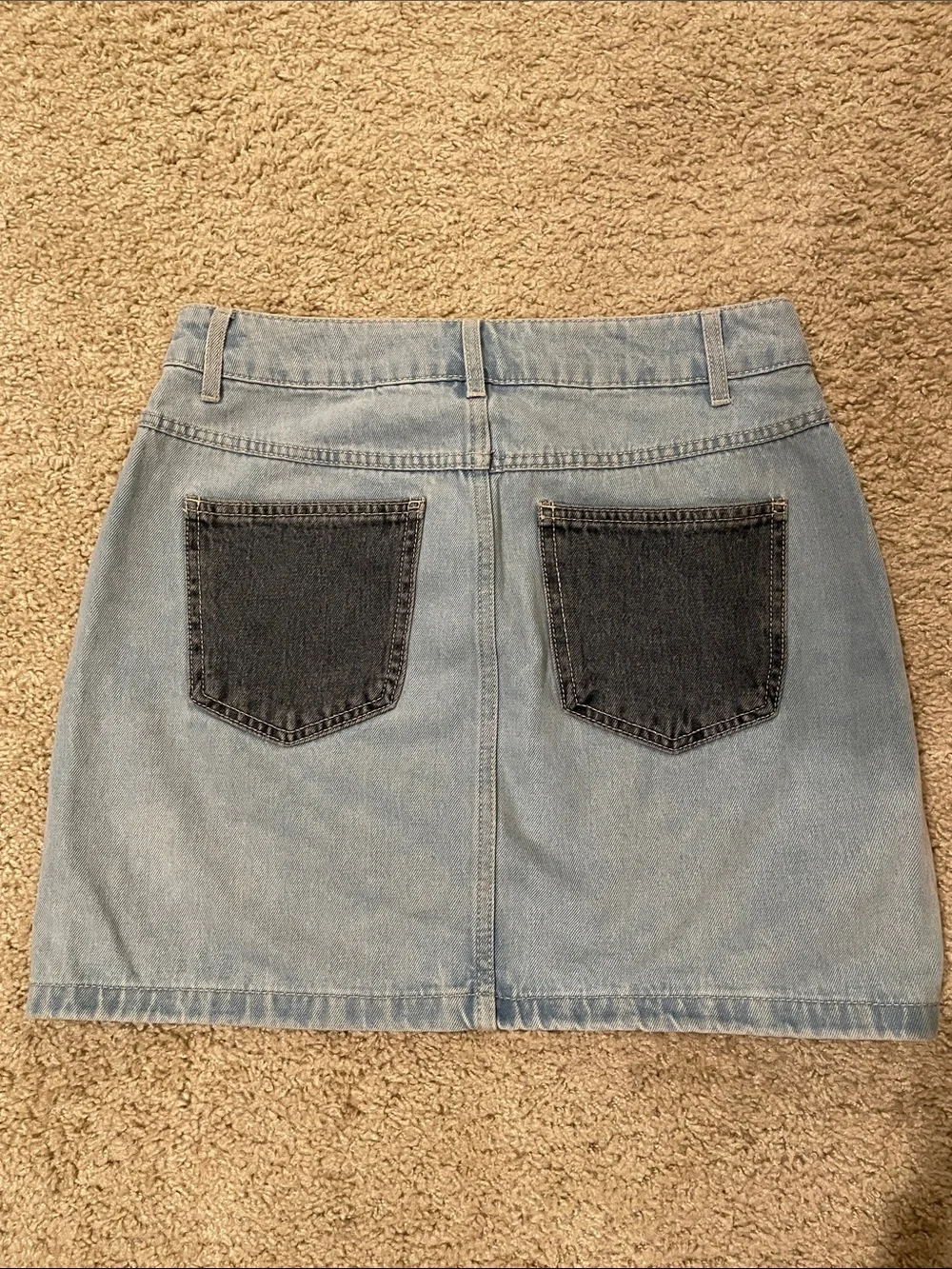 wild fable Patchwork Denim Mini Skirt - Picture 2 of 2